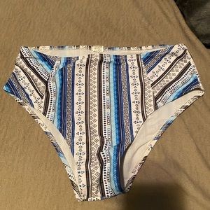 Swimsuit bottoms high waisted